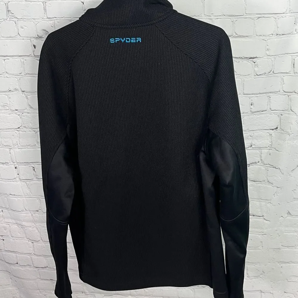 SPYDER Ski 1/4 zip fleece lined knit sweater NWT Medium